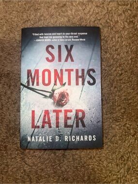 Six Months Later by Natalie D. Richards - Red Cover